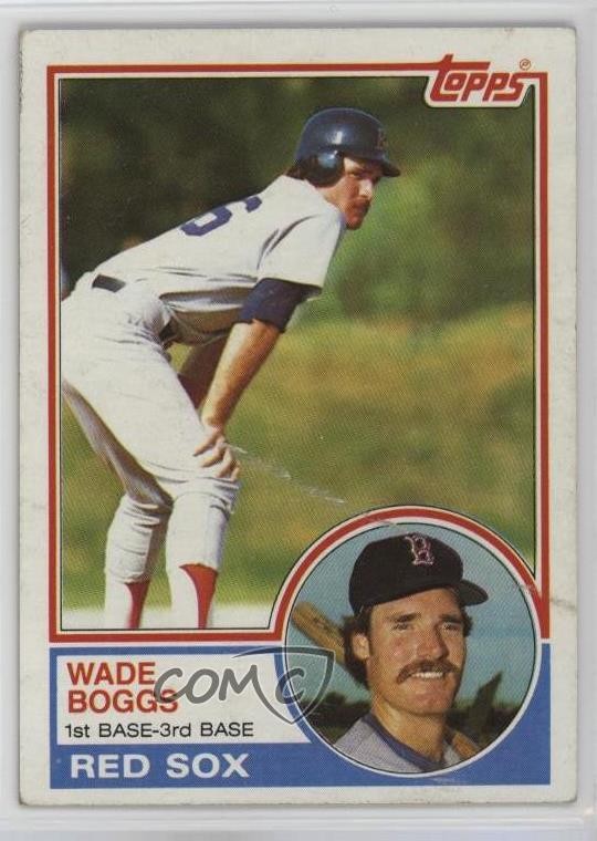 1983 Topps Wade Boggs #498 Rookie RC HOF v1i