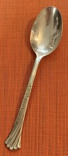 VTG. Oneida Distinction Deluxe SPRING GLEN Glossy Stainless SOUP SPOON 6-7/8  
