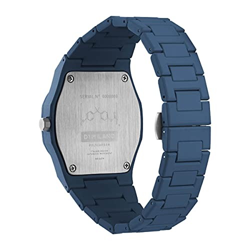 D1 MILANO watch men\'s PCBJ21 Polycarbon Navy Blue Polycarbonate Brand New Sealed D1 MILANO watch men main image 2