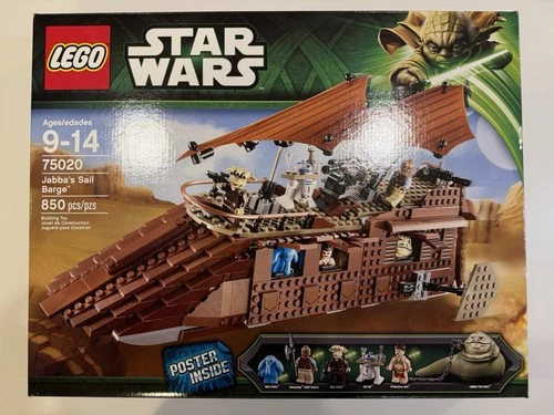 LEGO Star Wars Jabba's Sail Barge 75020, 850 Pieces, Jabba, Leia, R2-D2