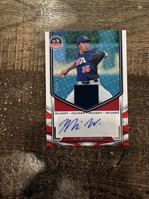 Malachi Witherspoon Auto 2025 Panini USA Stars & Stripes Jersey Patch /199