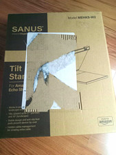 SANUS White Tilt Stand for Amazon Echo Show 15, 27/30 Tilt, MEHKS-W2