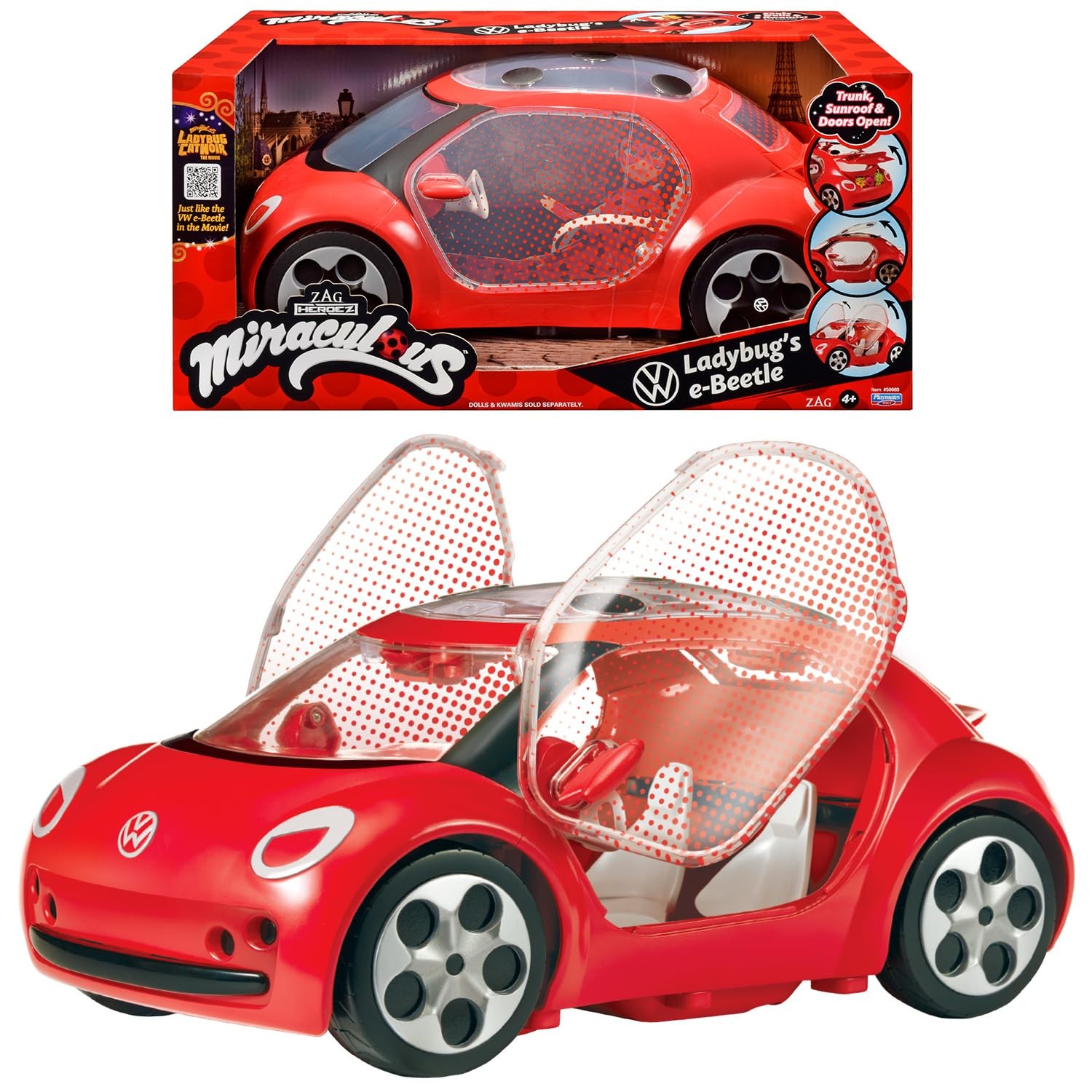 Voiture Miraculous Ladybug e-Beetle Volkswagen le cadeau d'anniversaire idéal