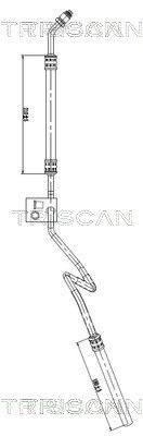 Triscan Hydraulikschlauch, Lenkung 8516 29002-image
