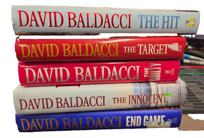 David Baldacci Will Robie Series Hardcover Complete- Set of 5 Thriller Books