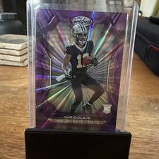 2022 Panini Certified #113 Chris Olave FOTL Purple BURST  #5/10 RC