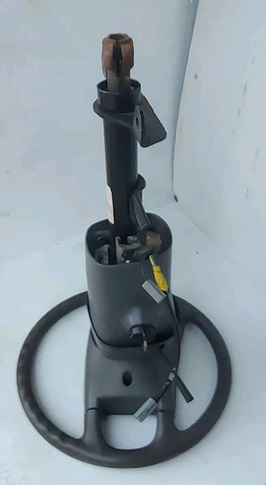 Columna de dirección cambio de piso con rueda inclinable se adapta a 88-91 TEMPO Topacio con llave Foto 2 de 4