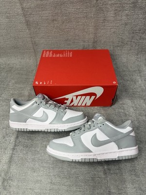 Größe 3 - Nike Dunk Low White Light Smoke Grey FB9109-123