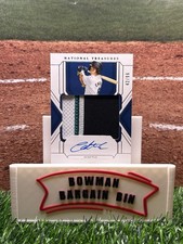 2025 Panini National Treasures - Treasured Mat. Signatures Colt Emerson RPA /99