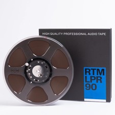 RTM LPR90 Reel to Reel Analog Recording Tape ¼” Plastic Trident 1100m Ø10.5"