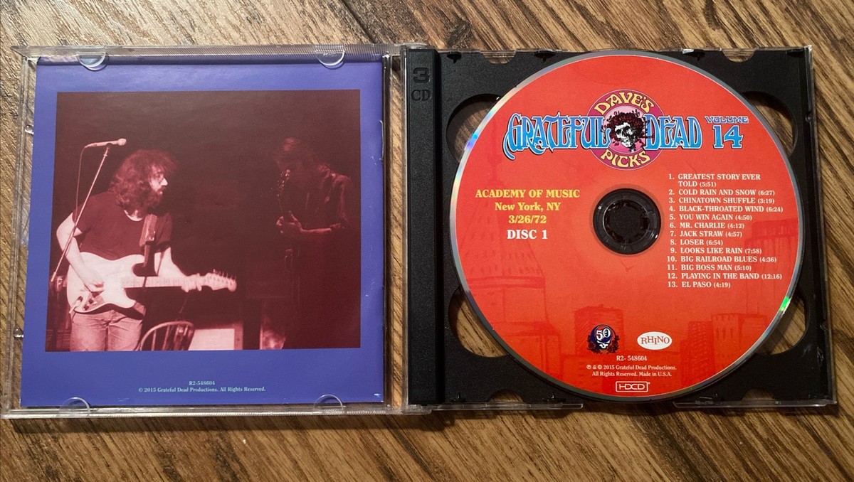 洋楽 Grateful Dead Dave's Picks Volume 14 3CD Grateful Dead – Dave's Picks, Volume 14 (Academy Of Music