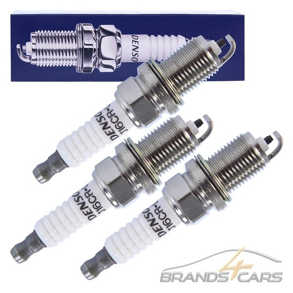 3X Denso ZÜNdkerze Nickel FÜR VW FOX 5Z 1.2 Polo 9N 1.2-image