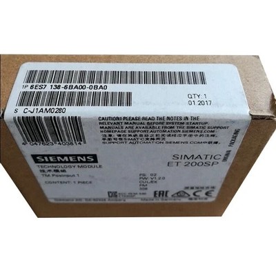 Siemens 6ES7138-6BA00-0BA0 / 6ES7 138-6BA00-0BA0 PLC Module New In Box
