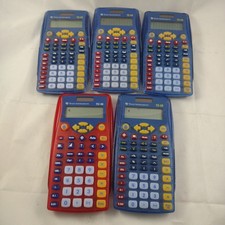 Lot Of 4 Texas Instruments TI-15 Calculator Tested Working And A TI-10