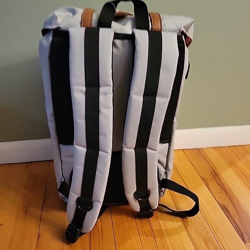 OKTA Grande Backpack Gray Travel Laptop Hiking Bookbag - Picture 3 of 8