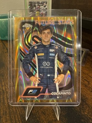 2024 Topps Chrome F1 Franco Colapinto F2 Drivers Gold Refractor #24 /50