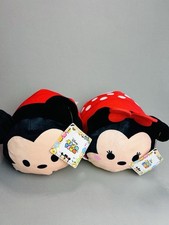 Disney Tsum Tsum Plush 9  Mickey  Minnie Mouse NWT READ