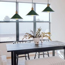 Vintage 3 Way Ceiling Pendant Light Fixture Hanging Metal E27 Dining Island Lamp