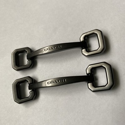 Authentic Coach Replacement Gunmetal Emblems(2) Nice