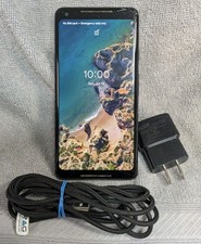 Google Pixel 2 XL Black 12.2MP G011C Cracked Screen 64GB Unlocked