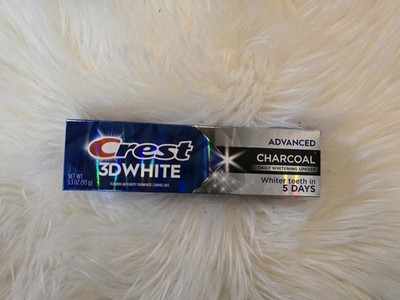 CREST 3D WHITE, CHARCOAL, Kohle ZAHNPASTA AUS USA, NEU OVP