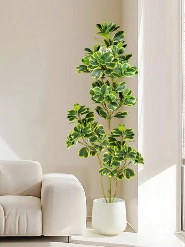 Large 120cm Artificial Plant for Living Room Office Bedroom Decor No Pot - Image 3 of 4