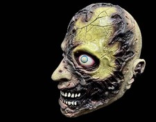 Peeled Zombie Skull Halloween Full Mask Horror - The Scary Creepy Bride No Hair