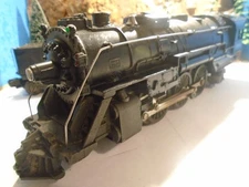 LIONEL O SCALE 4-6-4 No 2046 STEAM LOCO  WITH WHISTLING TENDER, TESTED   5-237-7