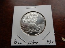 1/2 ounce silver Walking Liberty  round .999 79.98 per troy oz