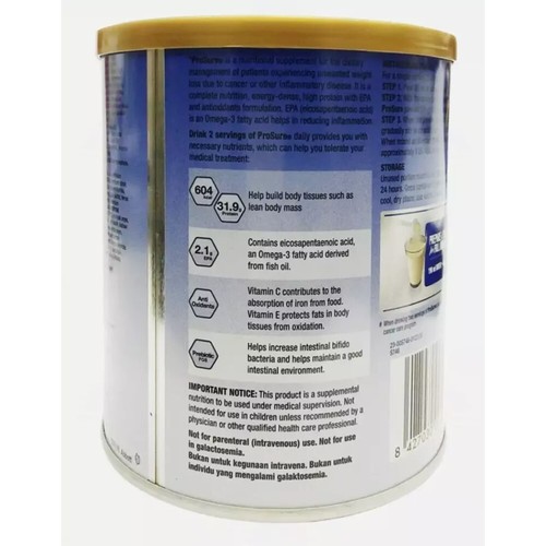 Abbott Pro Sure Milk High Protein Weight Gain Prebiotic & EPA 380g Kostenloser Versand - Bild 6 von 7
