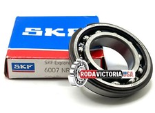 SKF 6007 NR/C3 BALL BEARING, OPEN TYPE NO SEALS  SNAP RING 35x62x14 mm.
