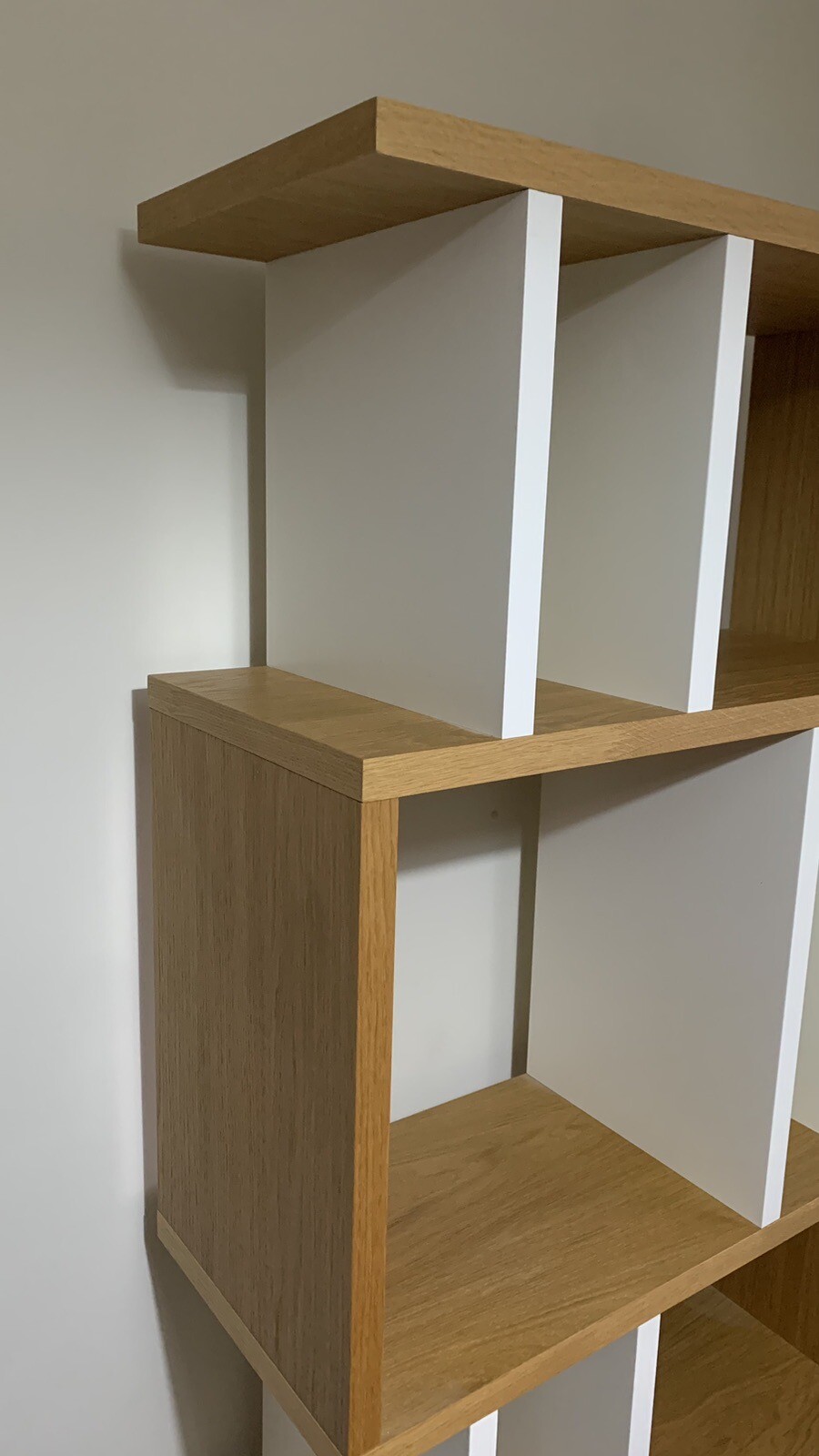 Terence Conran,Content Counterbalance Alcove Shelving Unit,Oak/White