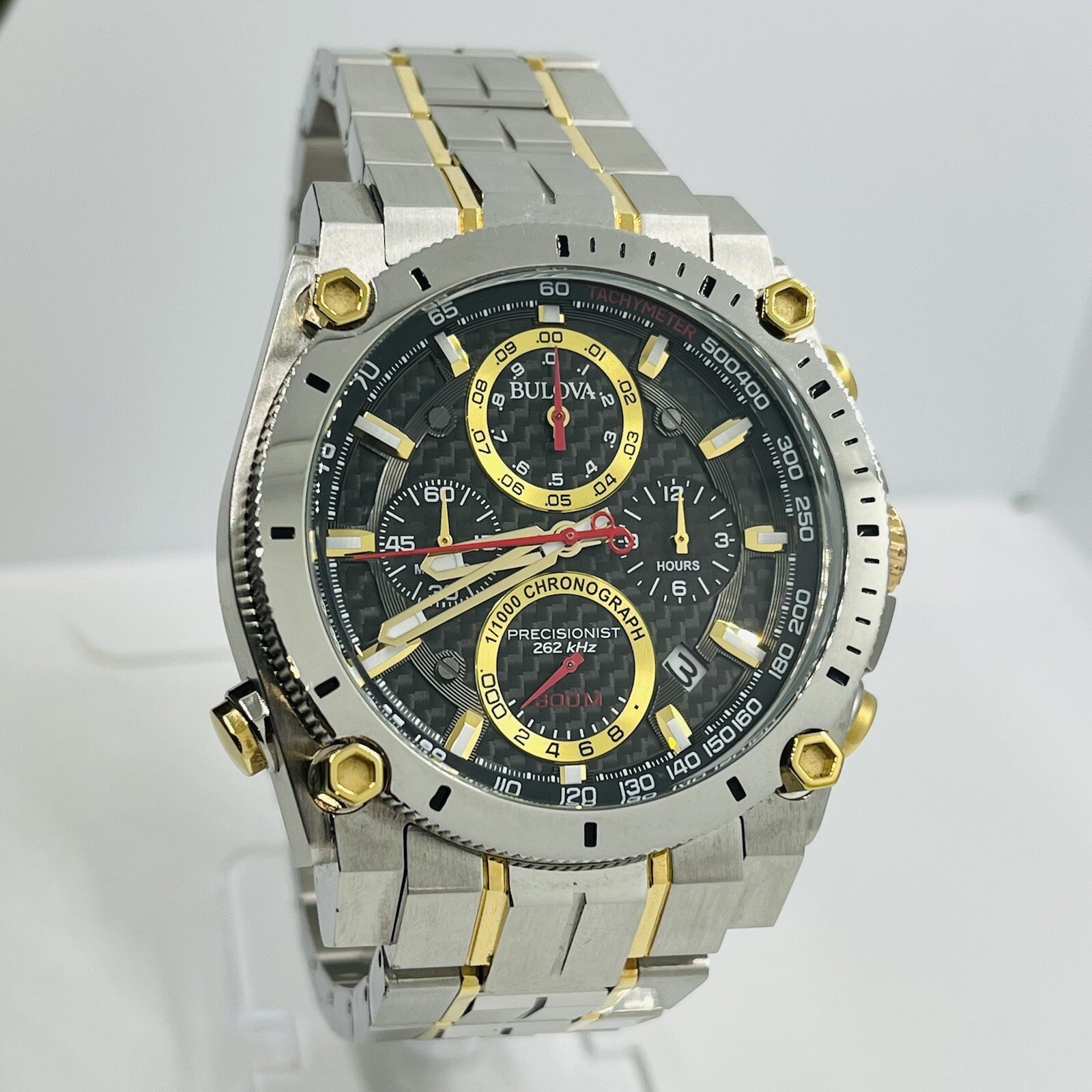 Bulova Precisionist Men's Chronograph Two Tone 30ATM 262khz Watch