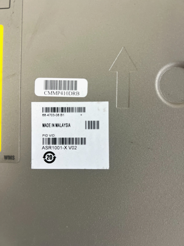 CISCO ASR1001-X 10 Gigabit / 1 Gigabit SFP ROUTER, ASR1001-X DUAL-PWR-AC - Bild 4 von 7