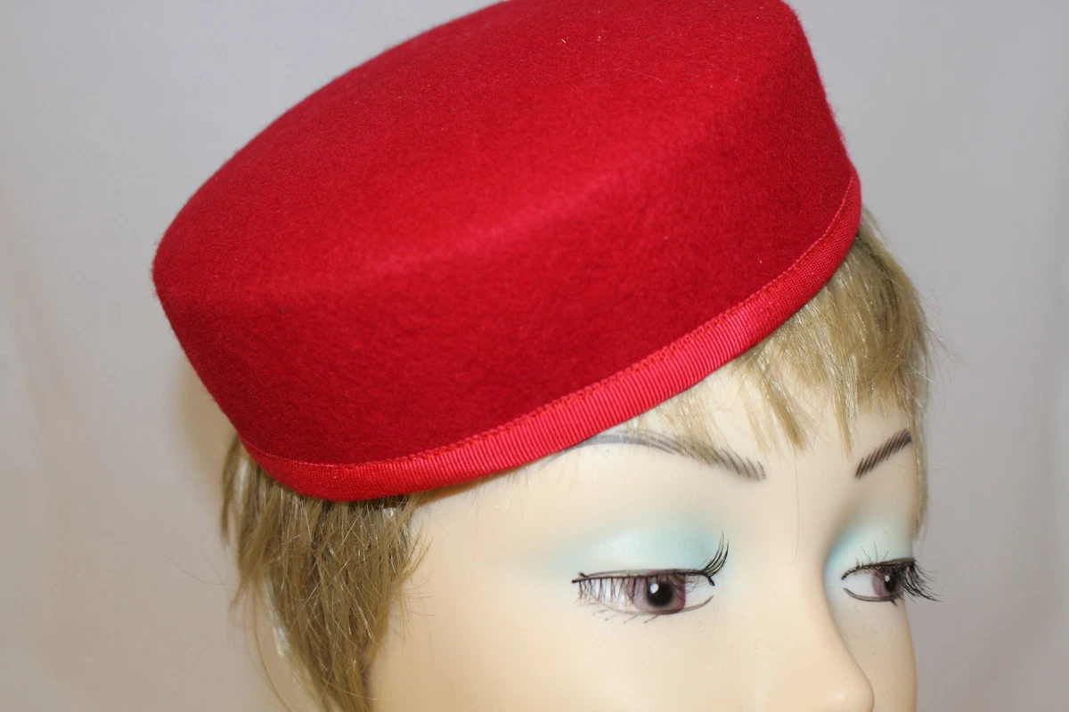 Ladies Felt Small Pill Box shape winter Hat Base Races Weddings Ascot