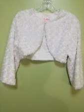 Good Girl USA Jacket sz 10 White Flower Girl First Communion Easter Wedding