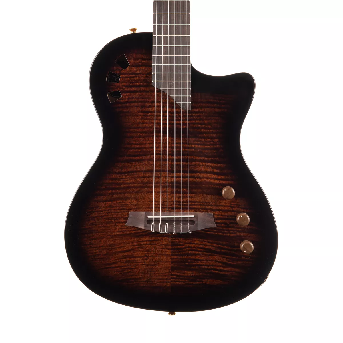 Cordoba Stage Edge Burst Electric Nylon-String Guitar – House of