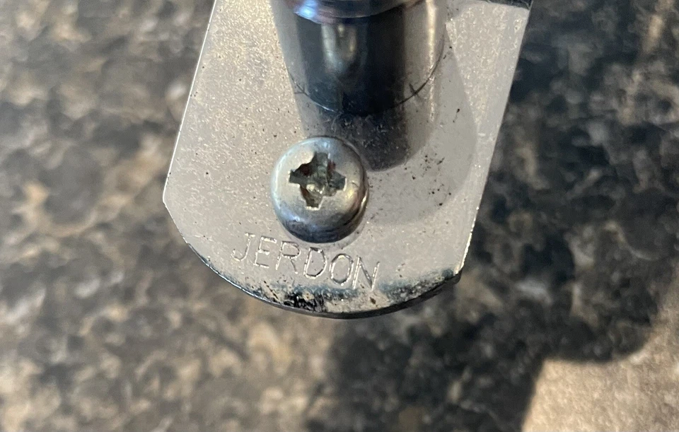 Vintage Jerdon Rectangle Pivoting Mirror Accordian Extendable Magnifying Wall - Image 3 of 4