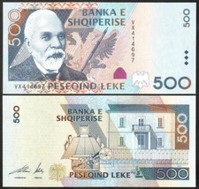 Albania - 500 Leke 2001 UNC P. 68 Lemberg-Zp