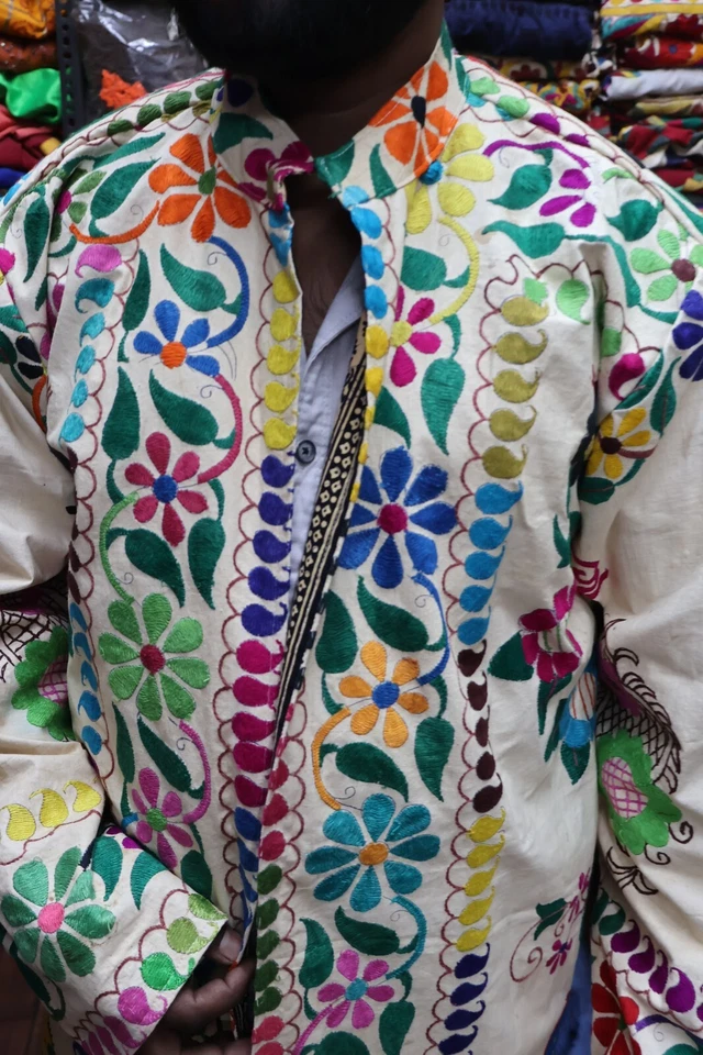 Banjara jacket,Boho Hippie,Handwork coat, upcycled multi color embroidery jacket - Image 3 of 4
