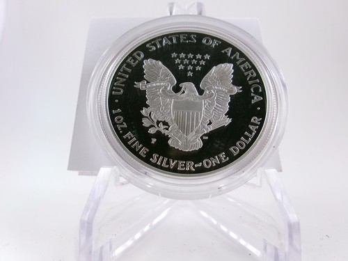 1995 1 oz .999 Proof Silver American Eagle. Box and COA Included. USE95URO - Picture 3 of 4