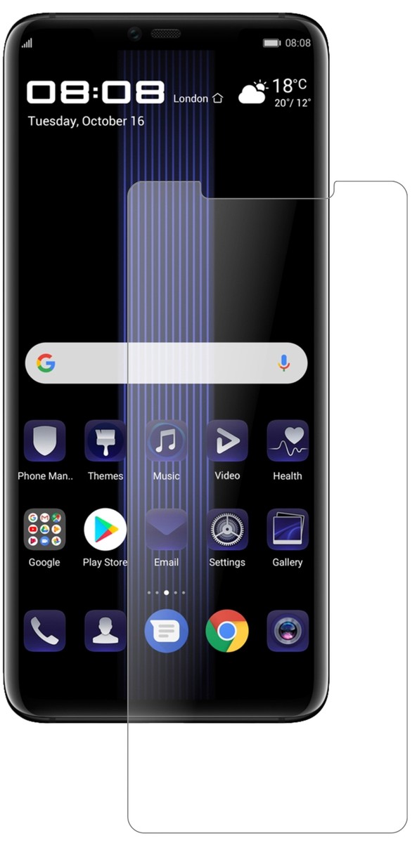 Dipos Pellicola Protettiva Privacy 4 Modi Per Huawei Mate RS Porsche Design – Anti-sguardi Laterali, Alta Resistenza, Made In Germany