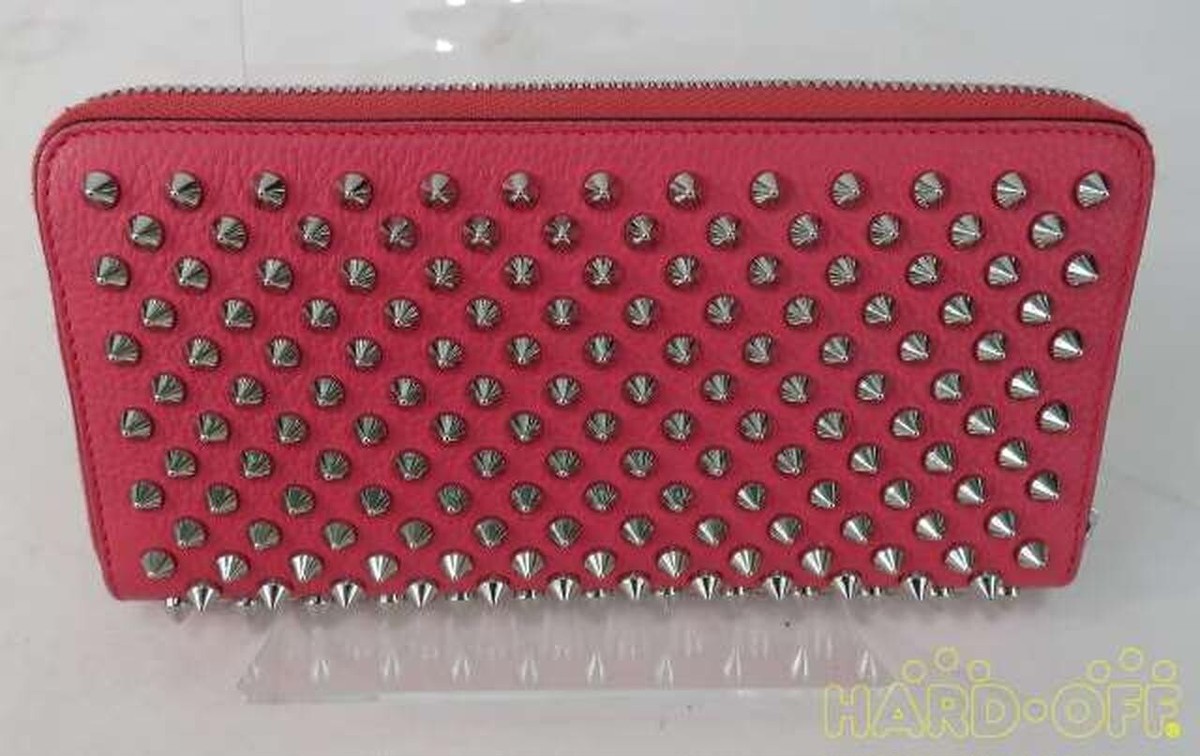 Christian Louboutin Long Wallet Leather Studs Panettone Christian Louboutin Long Wallet Leather Studs Panettone