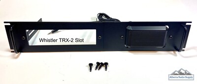 19'' Rack Mounting Panel for Whistler TRX-2  + Speaker  3 1/2'' Panel 2 RU Tall