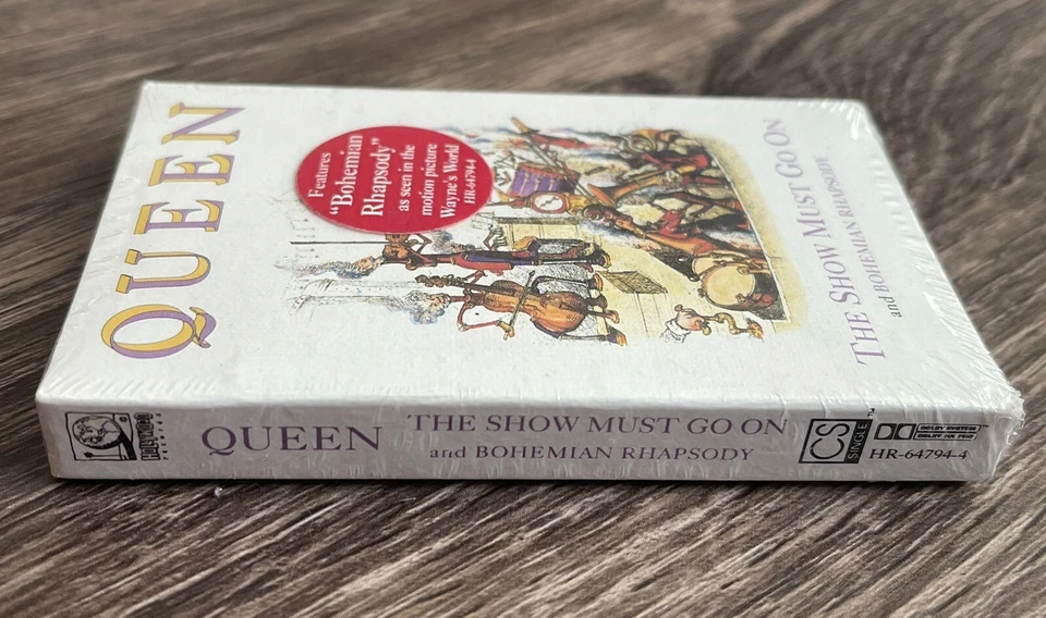 Queen Show Must Go On Bohemian Rhapsody Single Cassette Tape New Hype Sticker - Image 3 of 4