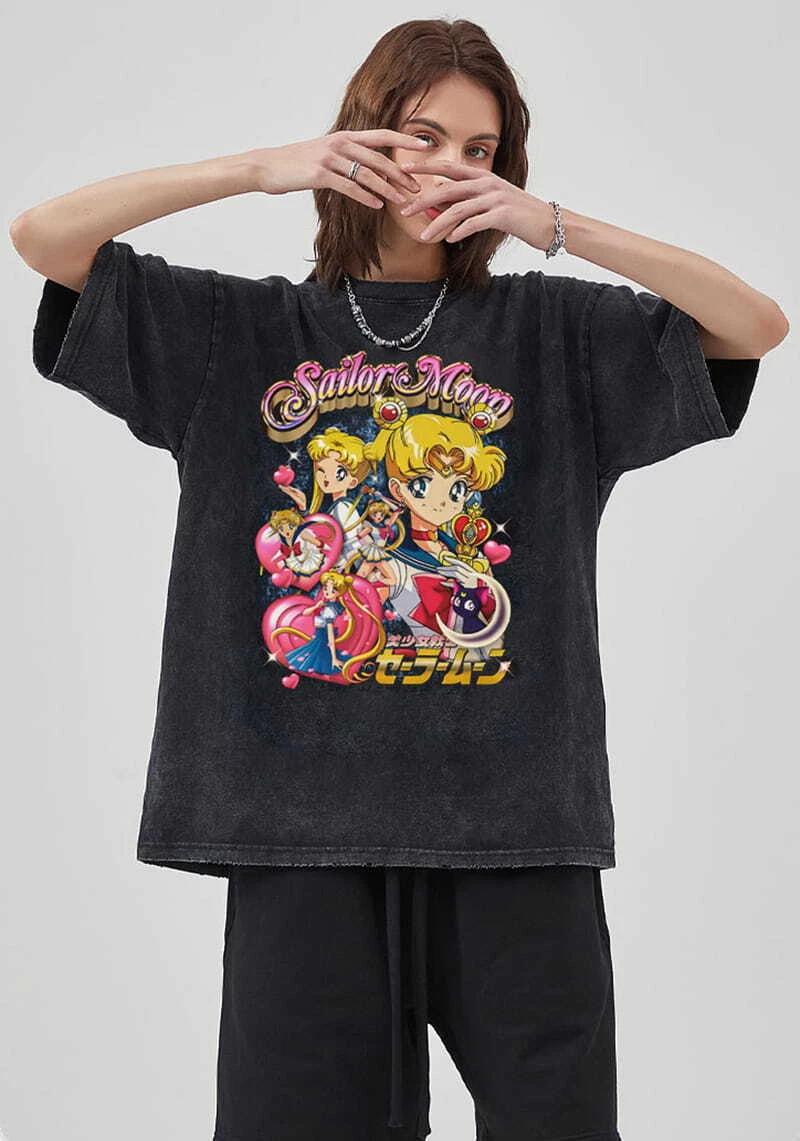 T shirt sailor moon bershka new arrivals