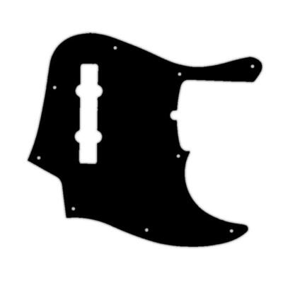 USA PICKGUARD für FENDER  AMERICAN DELUXE 21 FRET 5 STRING JAZZ BASS  3PLY BLACK