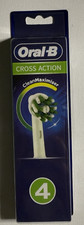Oral B Cross Action Electric Toothbrush Replacement Brush Heads Refill, 4Count