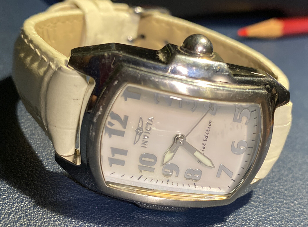 Invicta Special Swiss Lupah Silver Ladies Watch white  display picture 1