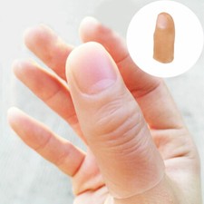 Prank Props Fun Joke Toy 3Pcs Soft Thumb Magic Trick Finger Vinyl Tip Finger